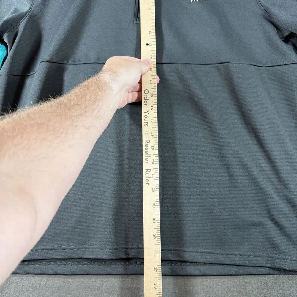 Miami Dolphins Quarter Zip Mens XL Nike Dri-Fit Shirt Black Pullover Thermal